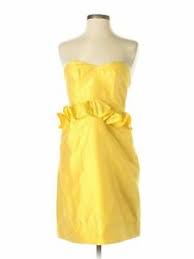 Details About Phoebe Couture Women Yellow Cocktail Dress 6
