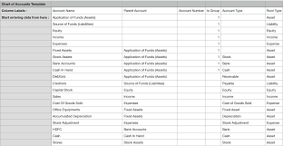 Chart Of Accounts Importer