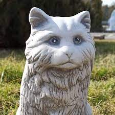 Concrete Figurine Persian Kitten