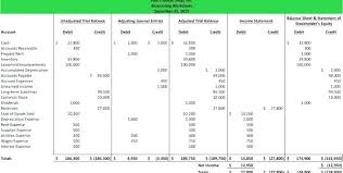 Accounting Sheet Template 10 Column Accounting Worksheet Template