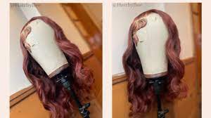 to dye wig into a reddish brown