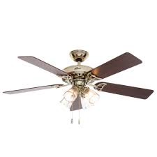 Hunter Studio Series 52 In Indoor Bright Brass Ceiling Fan With Light Kit