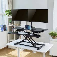 Costco tresanti standing desk review. Costco Tygerclaw Black Sit And Stand Adjustable Desk Riser 159 99 Redflagdeals Com Forums