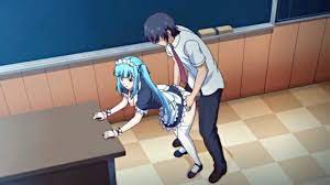 Blue haired hentai babe takes hard cock at shool ❤️ Best adult photos at  hentainudes.com