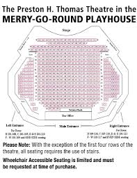 Seating Charts Merry Go Round Playhouse Theater Mack The