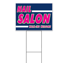 nail salon walk ins welcome 18 x 24