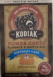 kodiak protein power cakes birthday