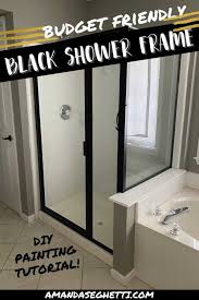 How To Paint Your Shower Door Frame