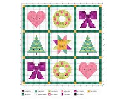 Quilt Sampler Christmas Cross Stitch Pattern