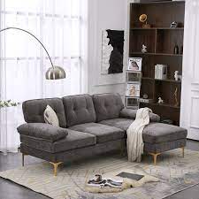 ktaxon modern l shape sectional sofa