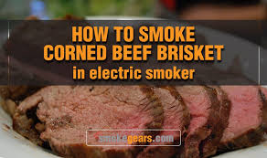 how to smoke corned beef brisket in