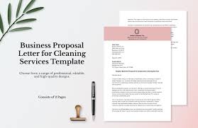 cleaning services proposal templates
