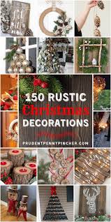 150 diy rustic christmas decorations