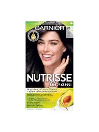 This garnier hair color has a separate bottle of grape seed oil. 20 Soft Black Garnier Nutrisse Cream
