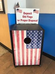There are several ways to respectfully dispose of the american flag without showing disgrace. American Legion Helps People Dispose Of Their American Flags Properly Lake Norman Publications