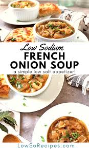 low sodium french onion soup recipe