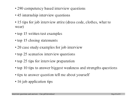 Sample Questionnaire For Job Interview Major Magdalene