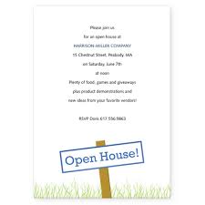 Sample Open House Invitation