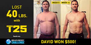 focus t25 results down 40 pounds in 14