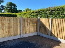 Wooden Panel Fencing And Gate