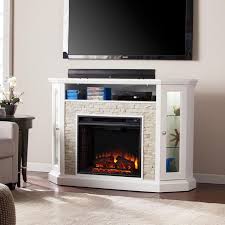 Electric Fireplace In White Hd90626
