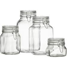 Fido Jars With Clamp Lids Crate