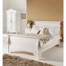 paris antique french style sleigh bed