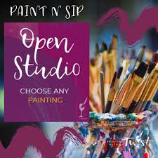 Paint And Sip Open Studio Painting