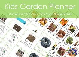 Kids Printable Garden Planner Activity