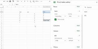 deleting row changes pivot table