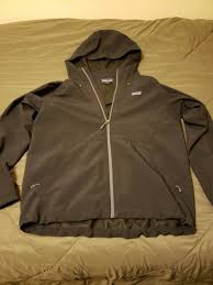Patagonia Mens Adze Hybrid Hoody Jacket Size Large L Black Softshell