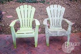how to clean plastic patio chairs