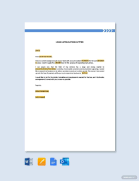 loan request letter in google docs pdf