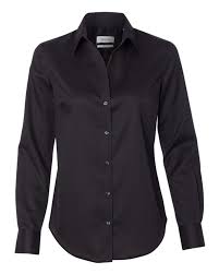 Calvin Klein 13ck034 Womens Non Iron Micro Pincord Long Sleeve Shirt