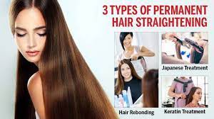 types of permanent hair straightening