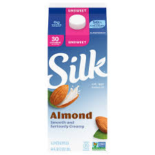 silk almond milk original unsweetened