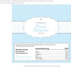 Baptism Candy Wrapper Template