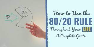 80 20 rule how the pareto principle