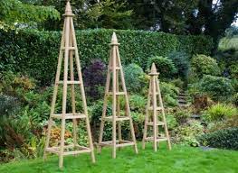 obelisk pergola diy garden trellis