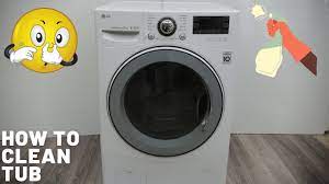 lg washing machine tub clean cleaning