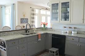 chalk painted cabinets