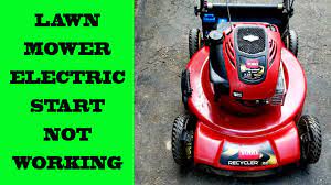 toro mower with an electric start