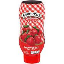 squeeze strawberry fruit spread