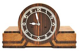 Art Deco Mantel Clock By Junghans