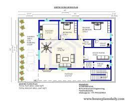 60x40 North Facing House Plans Design