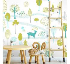 Forest For Kids Removable Wallpaper