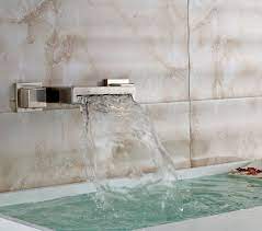 Waterfall Brass Vessel Bathtub Faucet