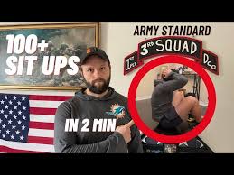 100 sit ups on army pt test learn