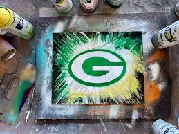 Green Bay Packers Poster Spray Paint