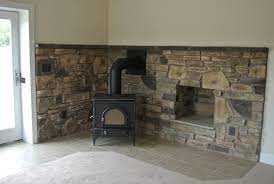 basement with a wood stove ideas
